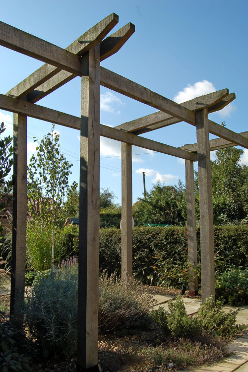 Garden for a Norfolk flint cottage